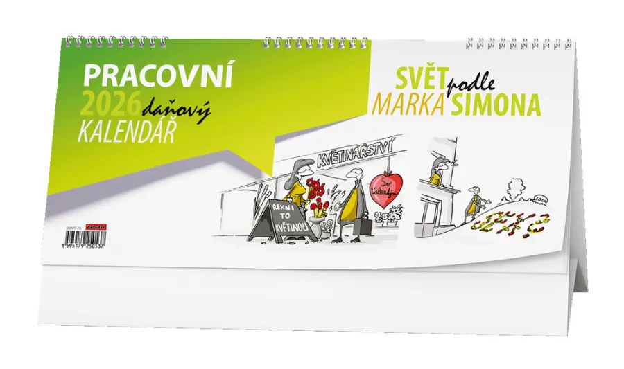 Kalendář stolní pracovní daňový - Svět podle Marka Simona