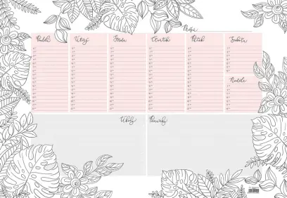 Plánovač stolní A2 - týd. mapa - 30 listů - ANTISTRES