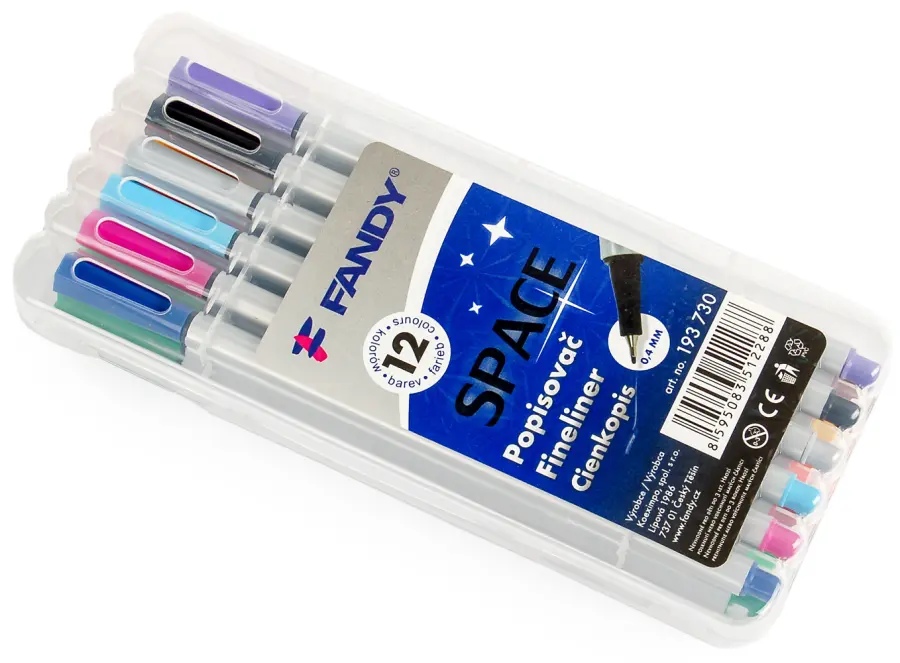 Popisovač Space 12 barev