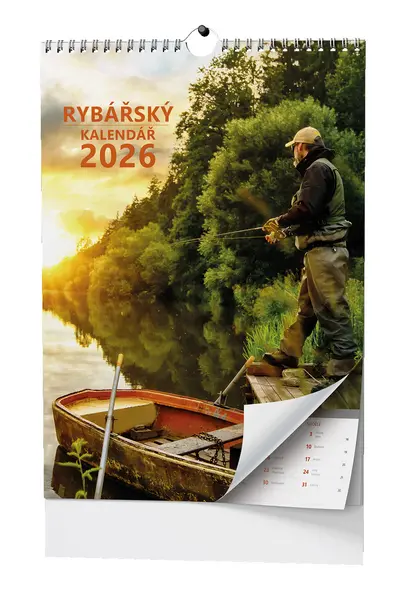Kalendář nástěnný Rybářský - A3