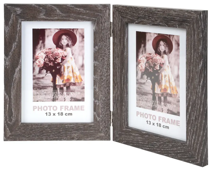 Fotorámeček Narvik 13x18/2 2 tmavě hnědý