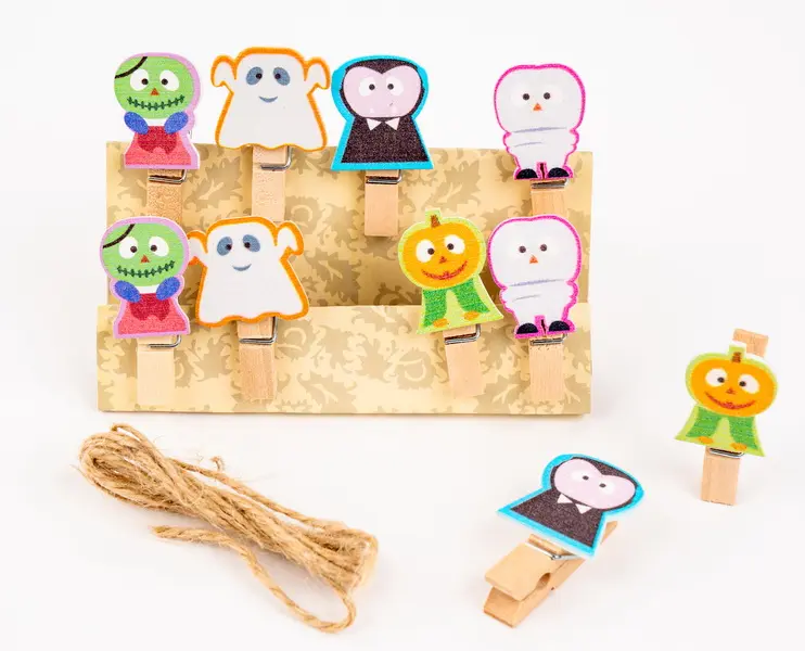 Kolíčky dekorační Shapes 03 strašidla