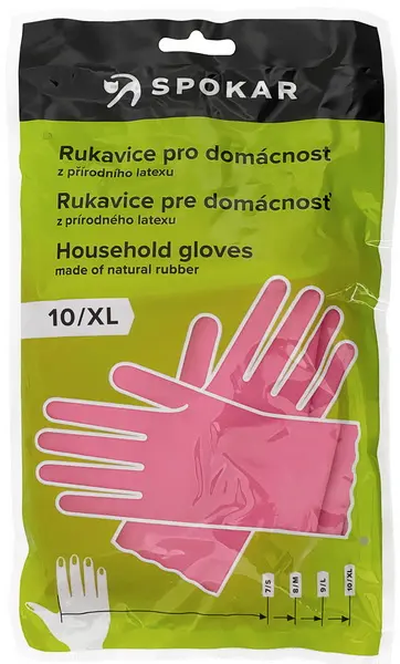 Rukavice úklidové vel. 10