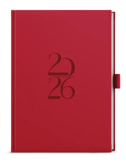 Diář týdenní - Oskar - Deny - A5 - červená