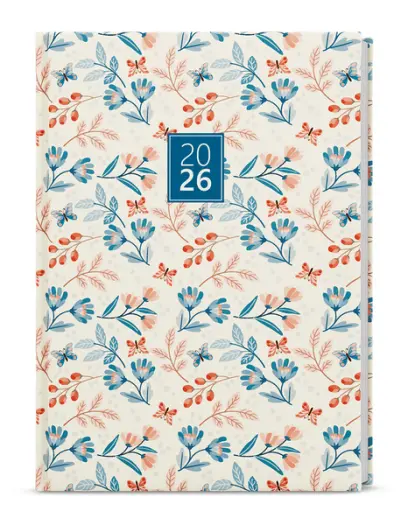 Diář denní - Adam - Lamino - B6 - Motýli