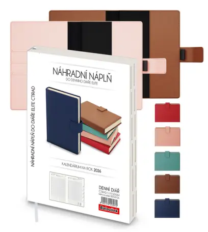 Diář denní - Ctirad s výsekem - Manager - A5 - náhradní náplň