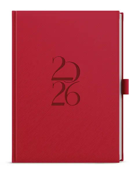 Diář denní - David - Deny - A5 - červená