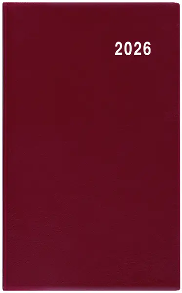 Diář měsíční - Diana - PVC - bordó