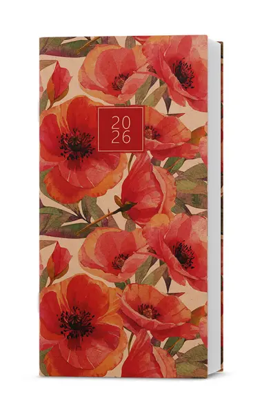 Diář měsíční - Halina - Kraft - Květiny