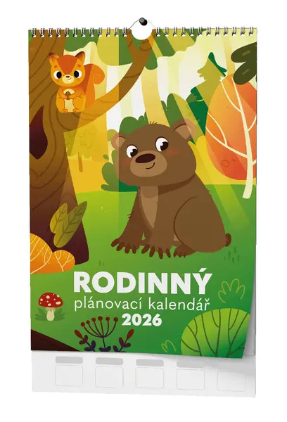 Kalendář nástěnný rodinný plánovací - A3