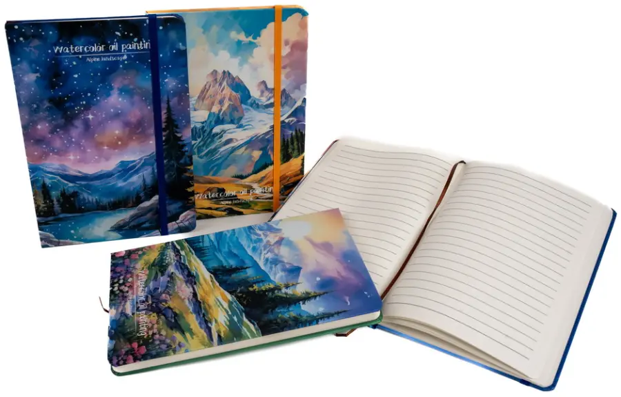 Zápisník A5 Mountains mix