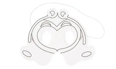 Škraboška Tinting 2 opička