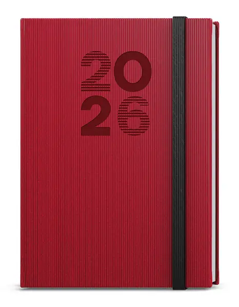 Diář denní - David - Vigo - A5 - červená