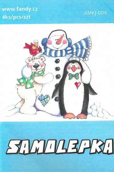 Samolepky papírové Mini XMKJ-009