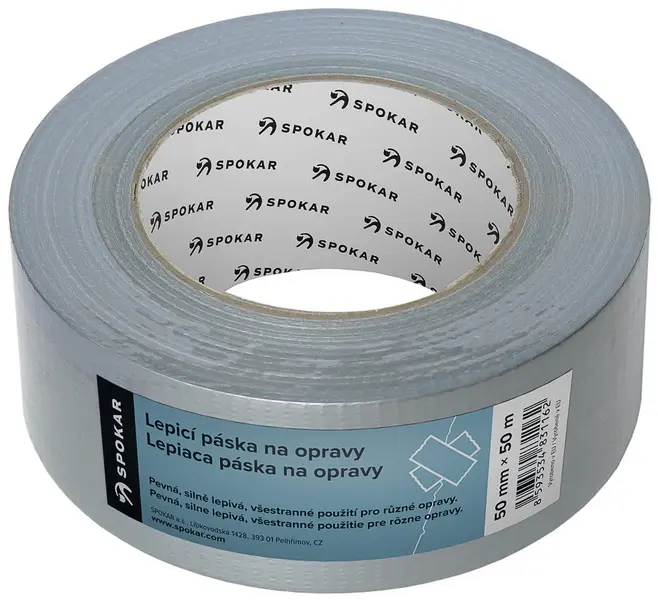 Páska lepicí 50 mm x 50 m stříbrná