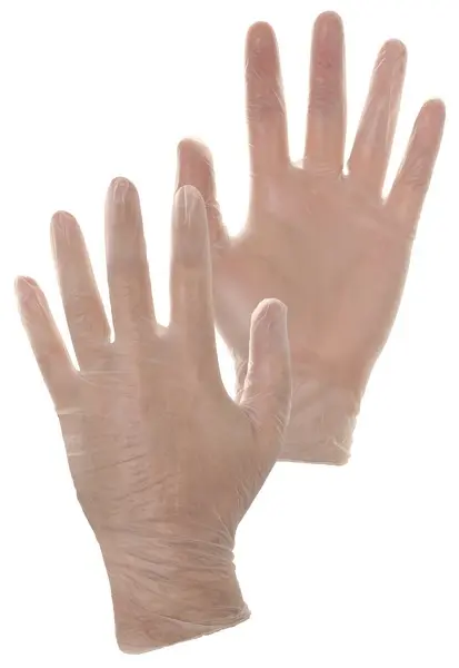 Rukavice vinylové Mose vel. 9 100 ks