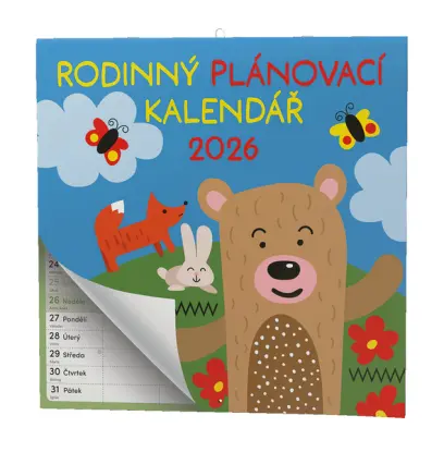 Kalendář nástěnný Rodinný plánovací