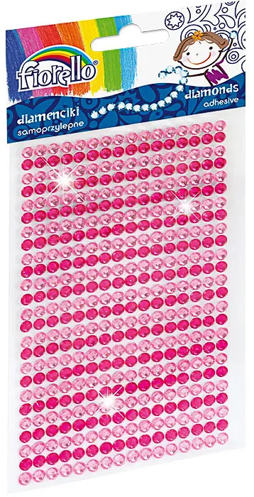 Kamínky samolepicí GR-DS040 růžové