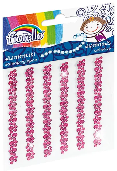 Kamínky samolepicí GR-DS05 růžové