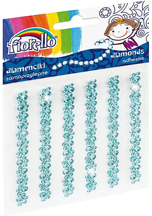 Kamínky samolepicí GR-DS06 tyrkysové