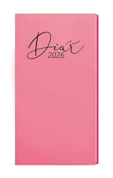 Diář týdenní - Jakub - Lamino Pastel - kapesní  - růžová