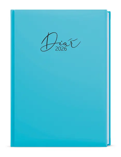 Diář týdenní - Oskar - Lamino Pastel - A5 - modrá