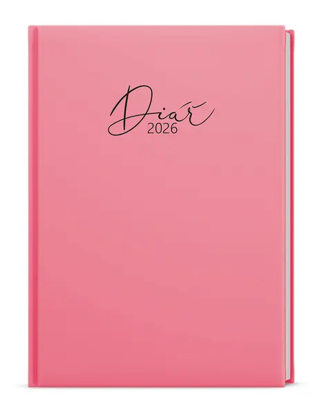 Diář denní - David - Lamino Pastel - A5 - růžová