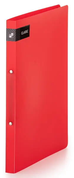 Pořadač 2 kroužkový 20 mm neprůhledný červený