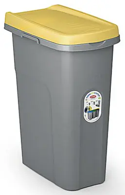 Koš odpadkový Home eco systém  25 l žlutá
