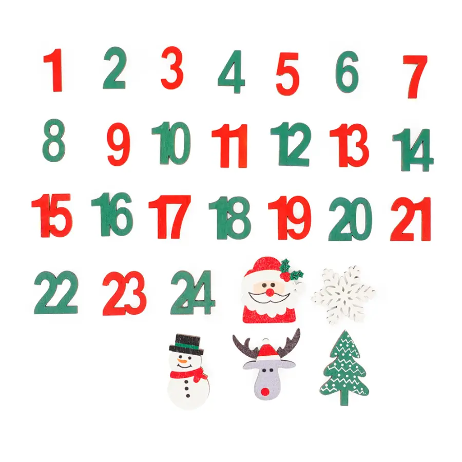 Dekorace dřevěná Advent DPDN-189 DP