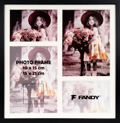 Fotorámeček Style gallery 02 4 černý