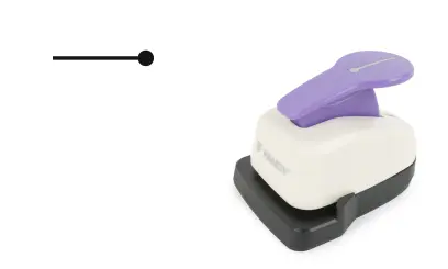 Děrovačka dekorační 25mm řetízek LP-10C