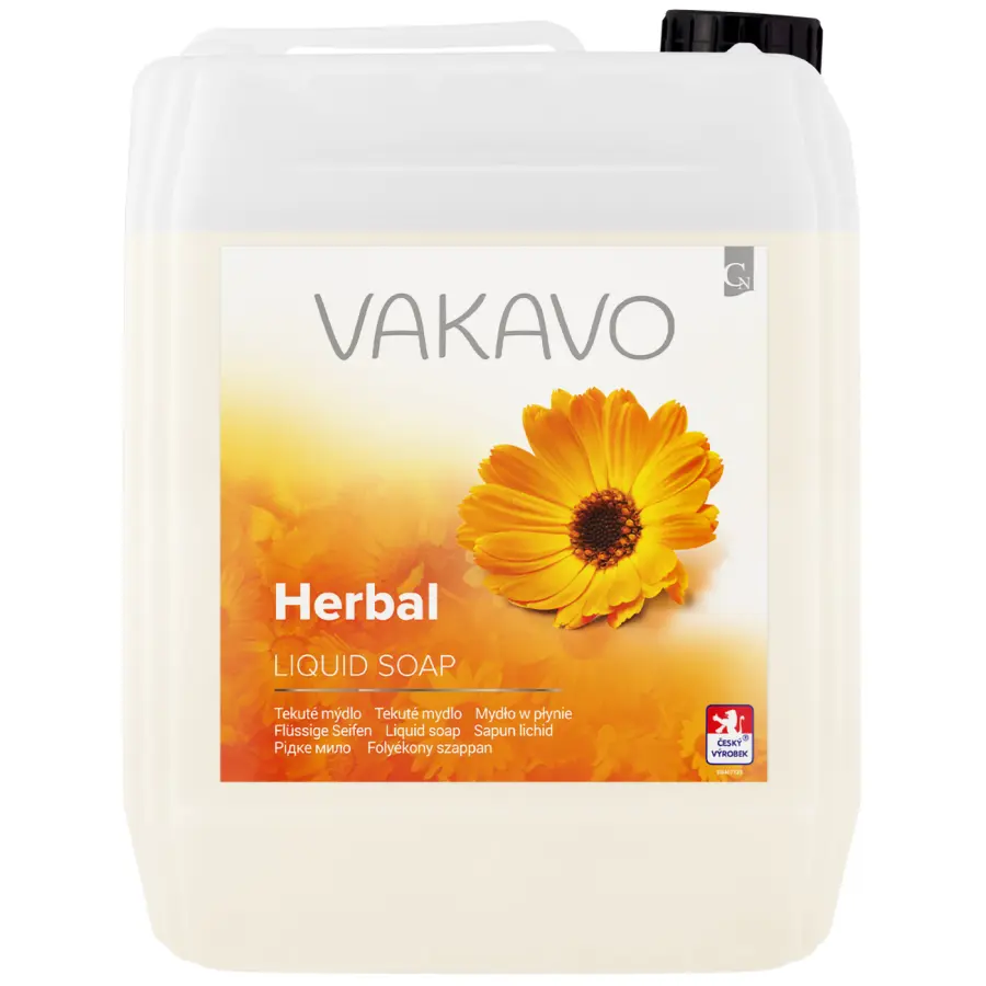 Mýdlo tekuté Vakavo Herbal 5 l