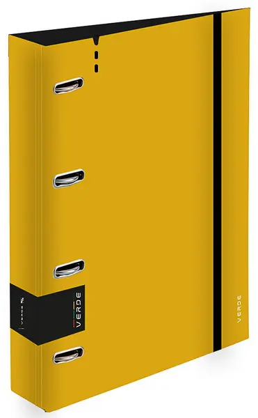 Pořadač kroužkový VERDE hořčicový