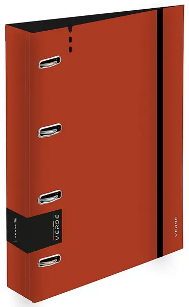 Pořadač kroužkový VERDE cihlový