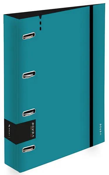 Pořadač kroužkový VERDE tyrkysový