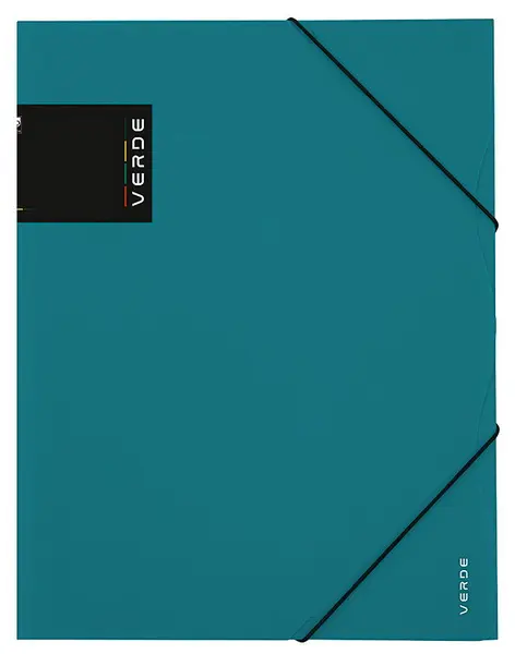 Mapa tříklopá VERDE tyrkysová