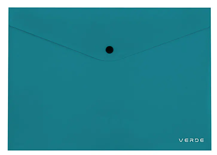 Obálka s drukem VERDE A5 tyrkysová