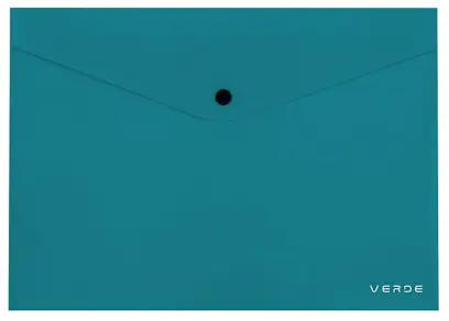 Obálka s drukem VERDE A4 tyrkysová