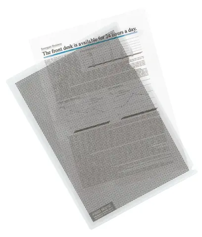 Desky s kamuflážním potiskem A4 transparentní