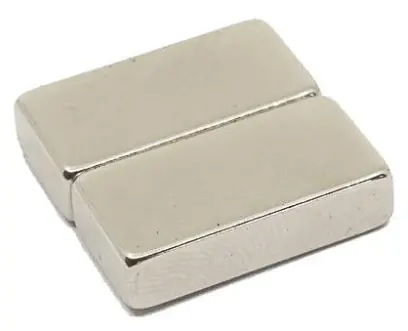 Magnety super silné kvádr 2ks 20x10x5 mm