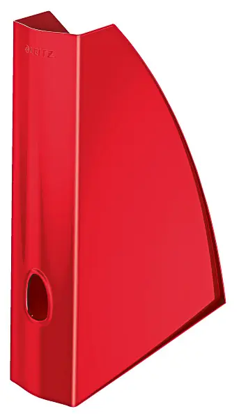Stojan na časopisy Leitz WOW červený
