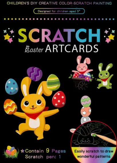 Obrázek škrabací Mark 9 ks 13 velikonoce