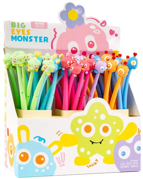 Pero gelové Silky 31 Big eyes monster mix