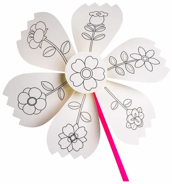 Větrník Tinting 02 kytky