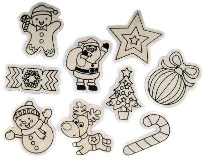 Ozdoba dřevěná s magnetem MAGN-004 DP