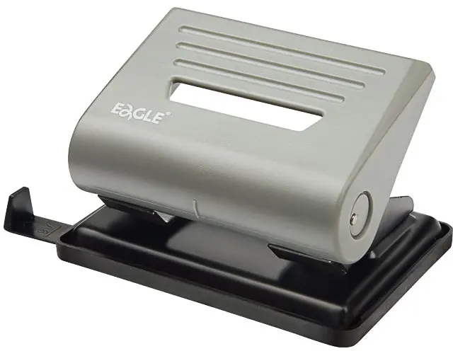Děrovačka na 25 listů Eagle šedá