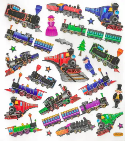 Samolepky papírové DPNK-234 lokomotivy DP