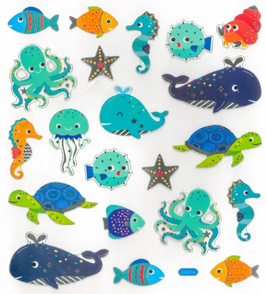 Samolepky papírové DPNK-235 vodní svět DP