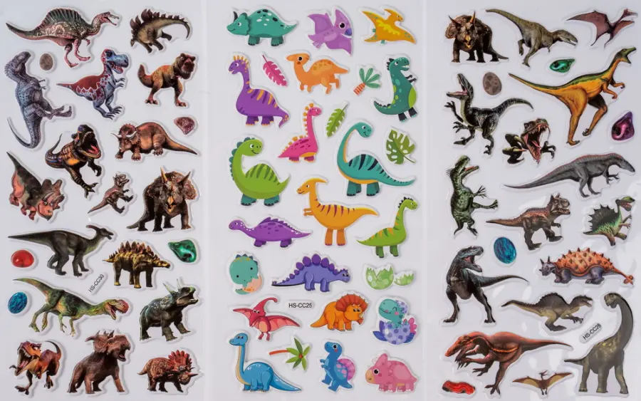 Samolepky plastické Adore 6 ks 03